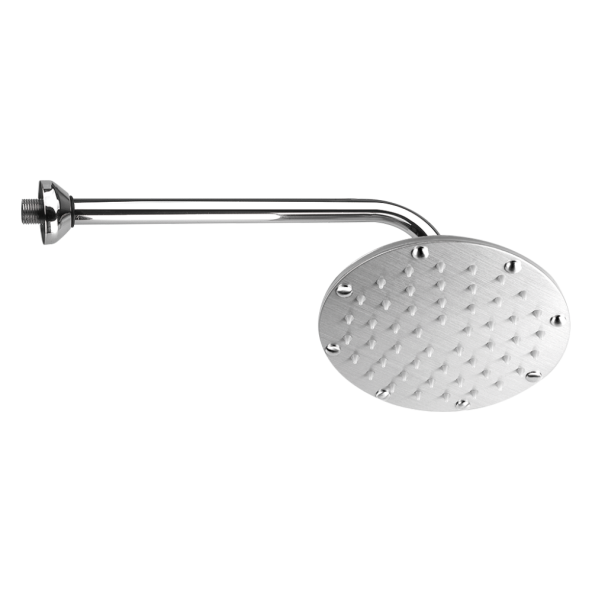 Chuveiro Redondo – Latão e aço Inox 304 Escovado