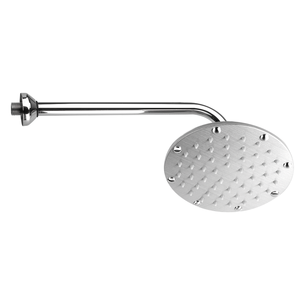 Chuveiro Redondo – Latão e aço Inox 304 Escovado