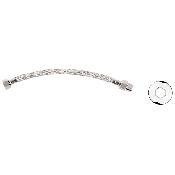 Ligação Flexível 3/8 [60cm] 1/2 BSP [I X E] – Fluid