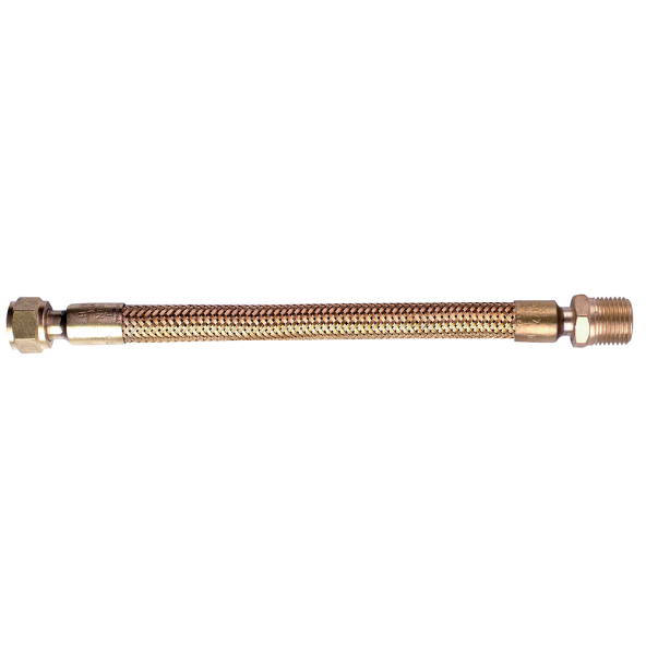 Ligação metálica [Tombak] 40 cm Rosca 1/2 [I x E] – Ø 3/8