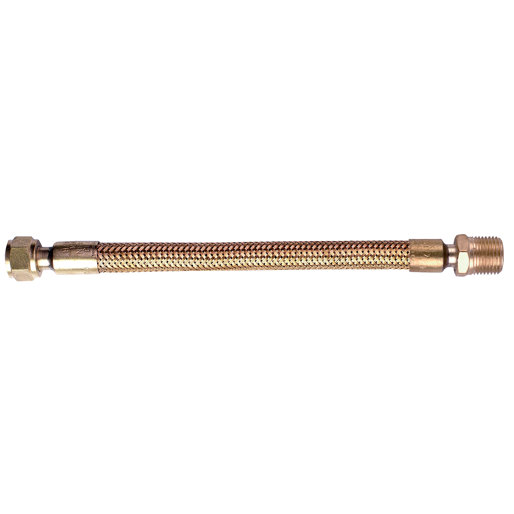 Ligação metálica [Tombak] 40 cm Rosca 1/2 [I x E] – Ø 3/8