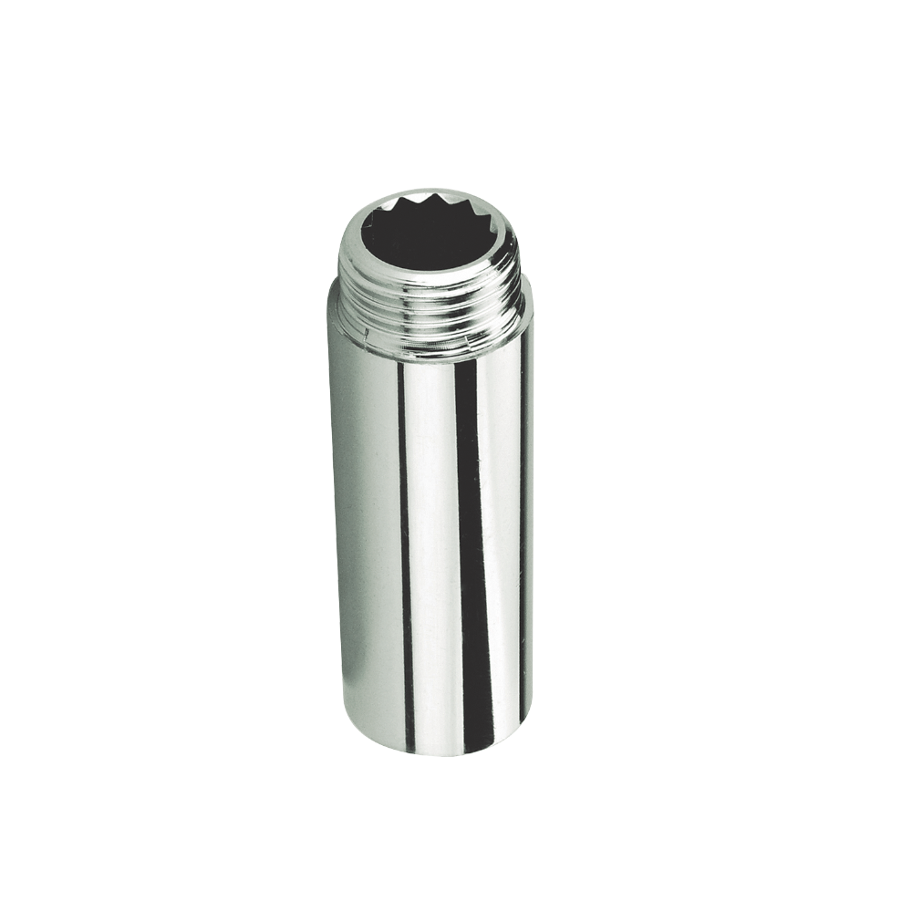 Prolongador sextavado interno ½ BSP [E X I] 30mm – cromado