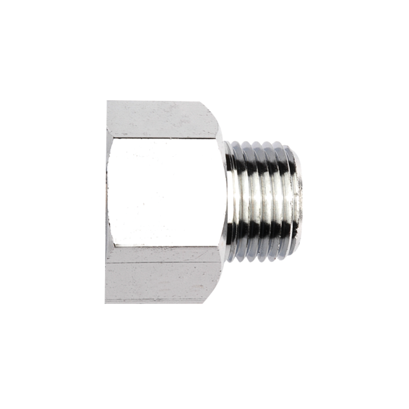 União Redutora 3/4 BSP [I] x 1/2 BSP [E],cromado