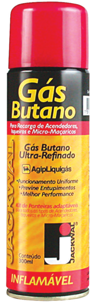 Tubo 300ml Gás Butano