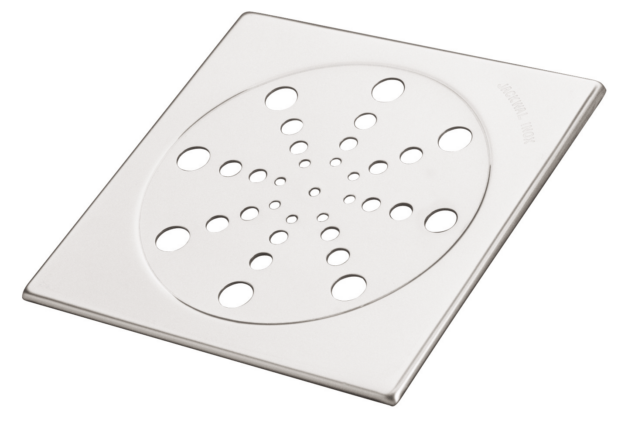Grelha Quadrada 15 [150mm] Aco Inox 304 S/ Fecho S/ Moldura PP