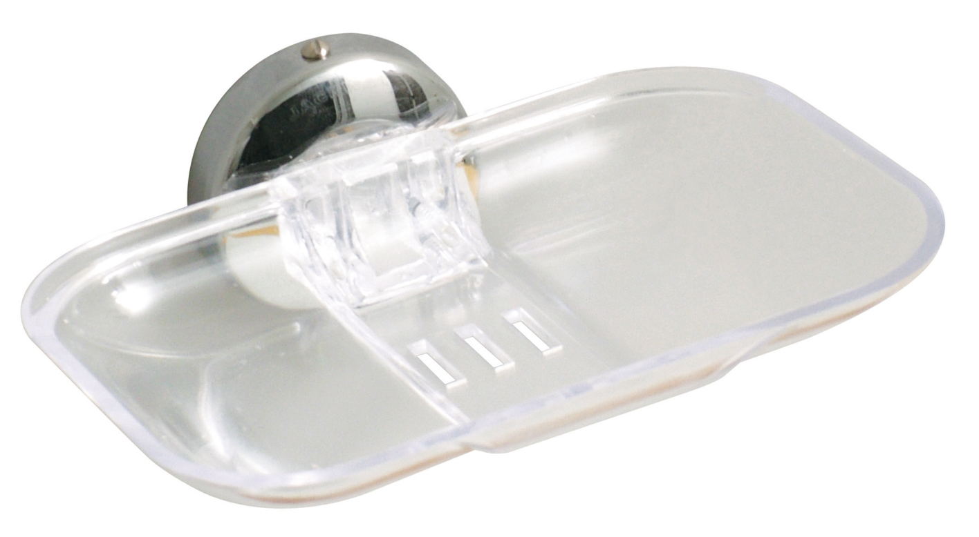 Saboneteira PS Cristal Retangular Standard