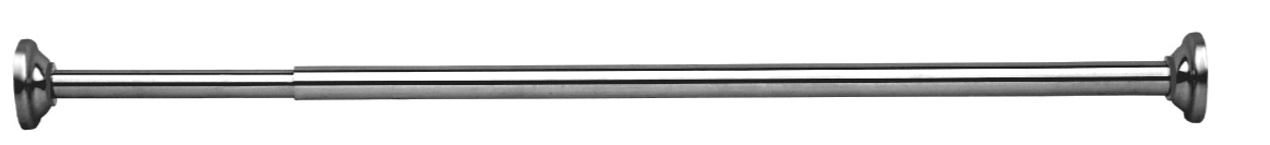 Suporte Cortina Box Reto 125cm / 220cm Alumínio