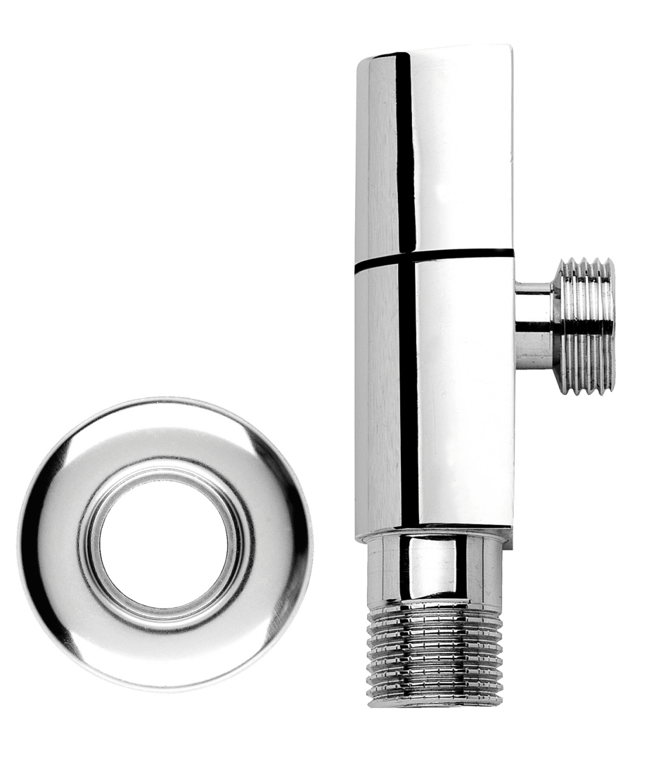 Registro Latão Cromado 1/2 BSP [E X E] 1/4 Volta