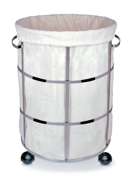 Cesto para Roupas Inox Flat