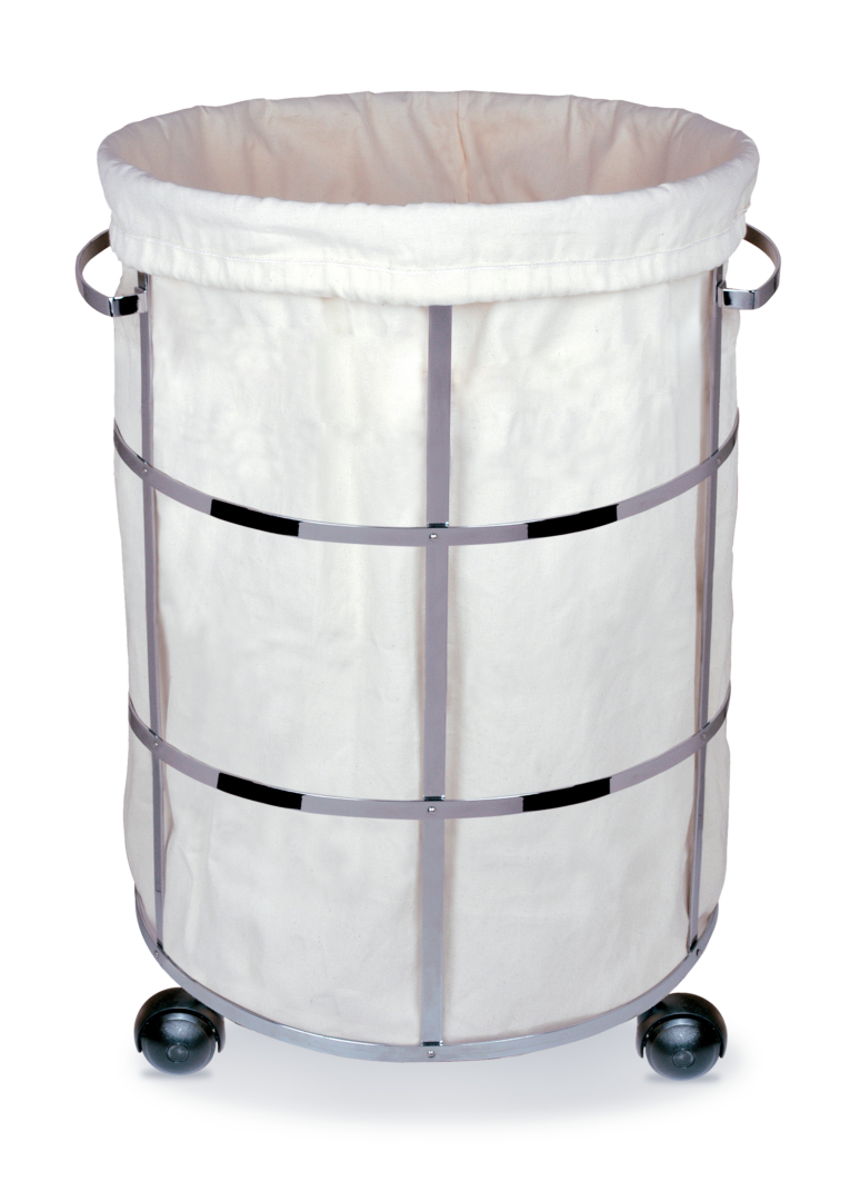 Cesto para Roupas Inox Flat