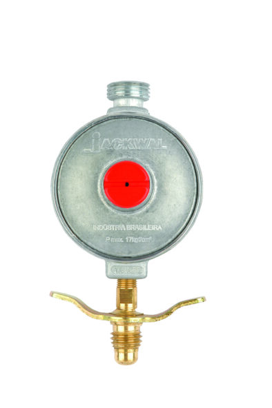 Regulador GLP 5kg/h 2,8kpa C/Registro 1/2 BSP x Borboleta 5/8 UNC