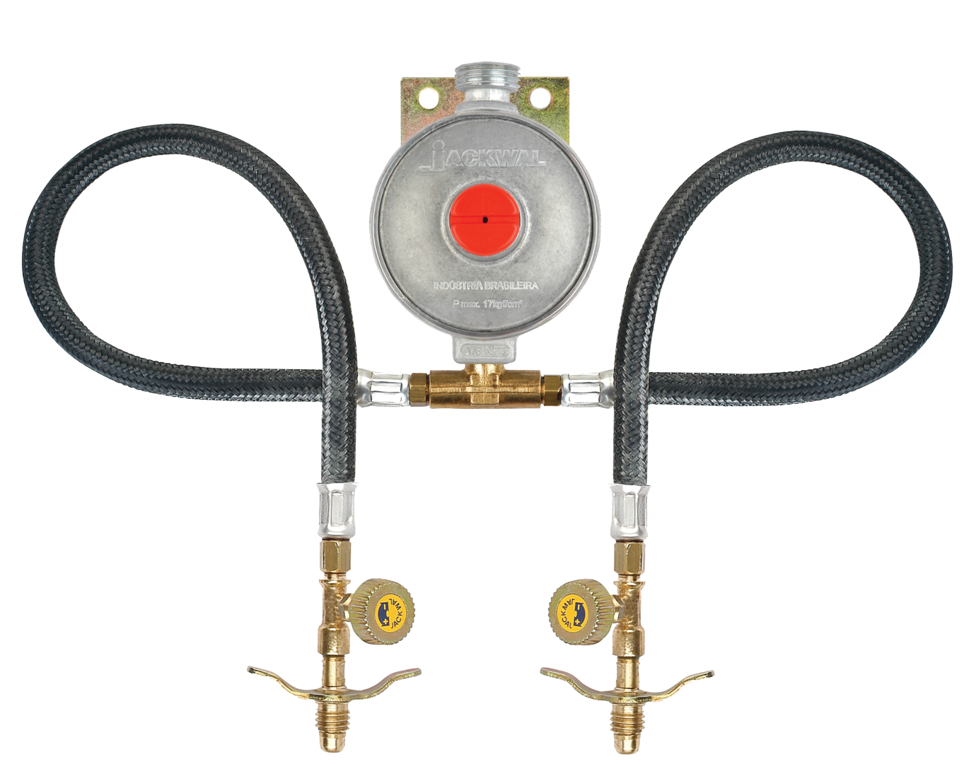 Conjunto 2XP13 Regulador 7kg/h Saída 1/2″ BSP [E]